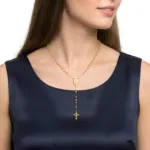 Gold Cross Necklace - Image 2